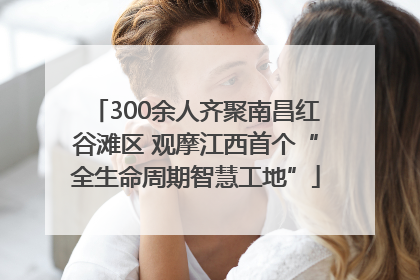 300余人齐聚南昌红谷滩区 观摩江西首个“全生命周期智慧工地”